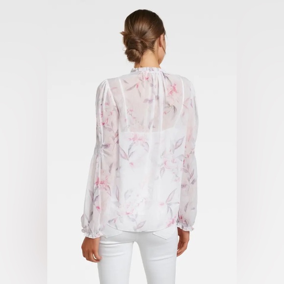 BNWT Mischa Floral Shirred Blouse - Picture 2 of 4